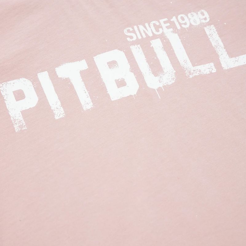 Maglietta Pitbull West Coast donna T-S Grafitti rosa polvere 4