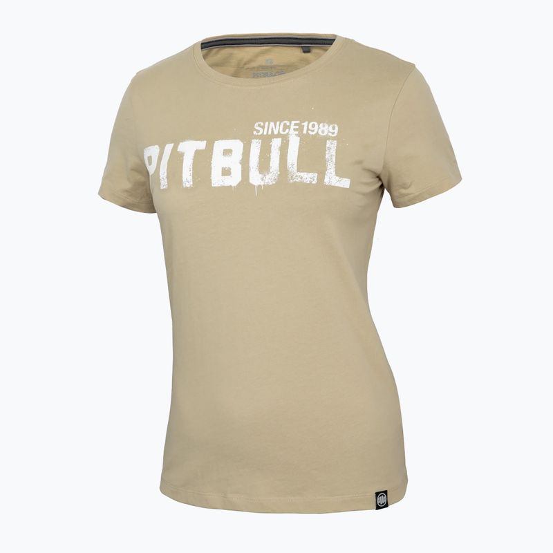 Maglietta Pitbull West Coast da donna T-S Grafitti sabbia