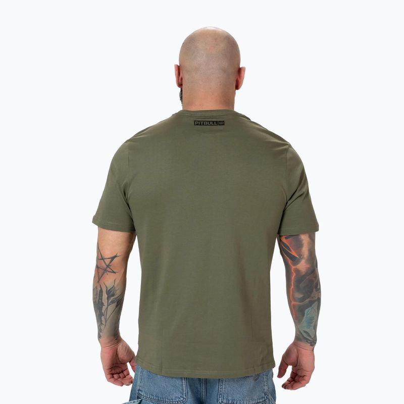 Maglietta Pitbull Hilltop olive da uomo 3