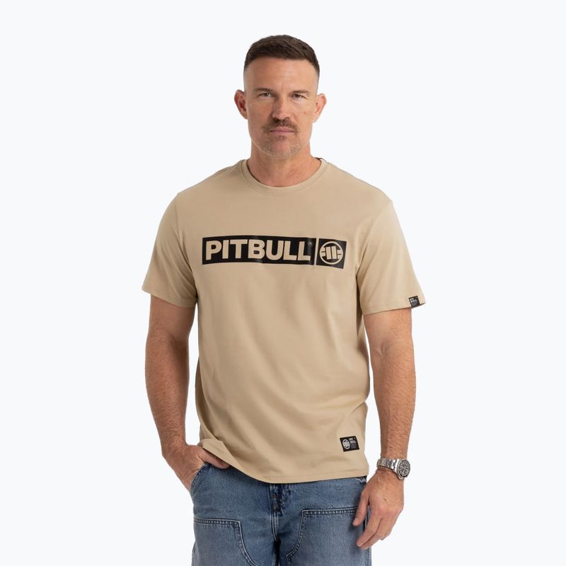 Maglietta Pitbull West Coast da uomo T-S Hilltop 170 sabbia