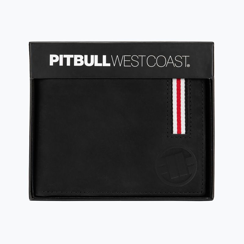 Pitbull Lin Wood 2 Portafoglio da uomo in pelle goffrata nero