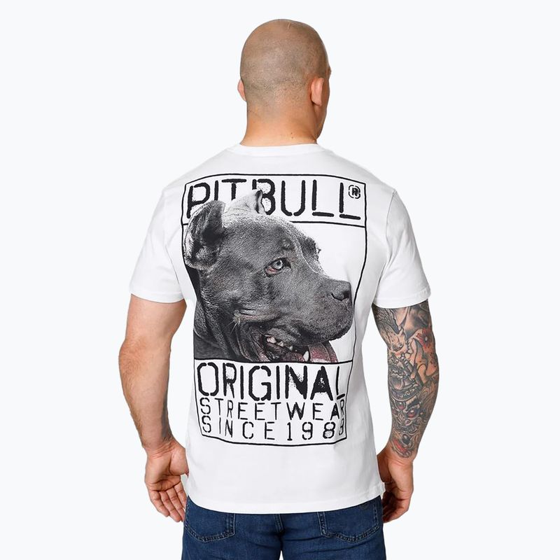 Maglietta Pitbull West Coast Origin bianca da uomo 3