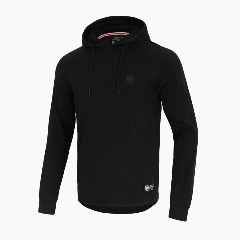 Felpa da uomo Pitbull West Coast Mercado con logo piccolo e cappuccio nero