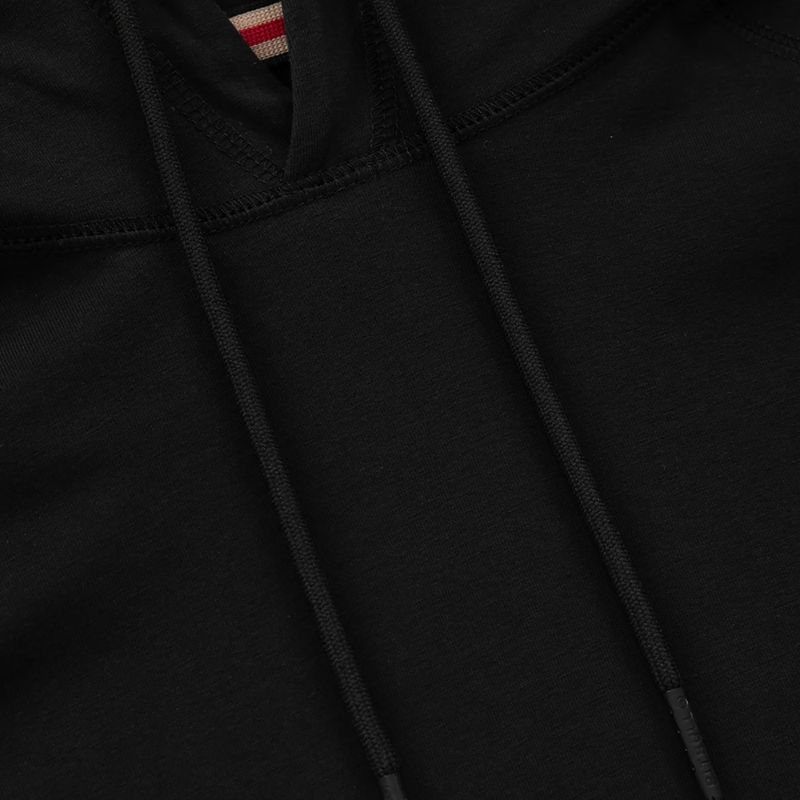 Felpa da uomo Pitbull West Coast Mercado con logo piccolo e cappuccio nero 3