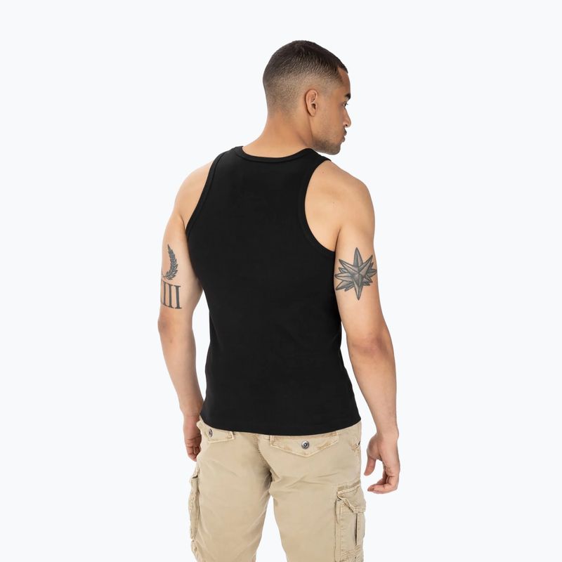 Canotta Pitbull West Coast Uomo Logo Piccolo Nero 2