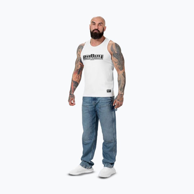 Canotta Pitbull Boxe Uomo Bianco 2