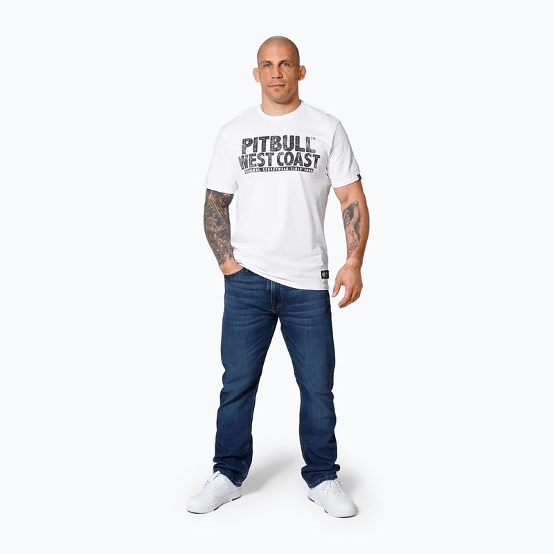Maglietta Pitbull West Coast Mugshot 2 bianca da uomo 2