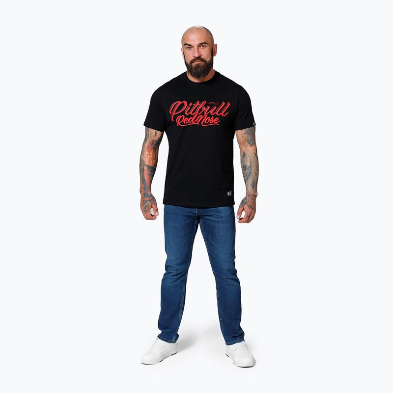 Maglietta da uomo Pitbull West Coast Red Nose 23 nero 2