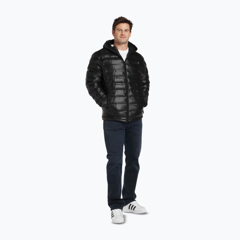 Pitbull West Coast giacca invernale da uomo Deerfoot con cappuccio imbottito nero 2