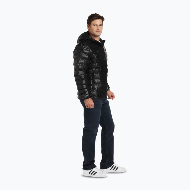 Pitbull West Coast giacca invernale da uomo Deerfoot con cappuccio imbottito nero 4
