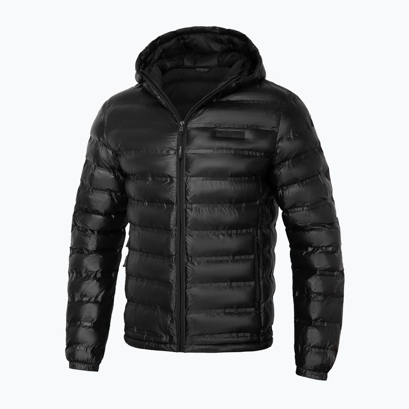 Pitbull West Coast giacca invernale da uomo Deerfoot con cappuccio imbottito nero 8
