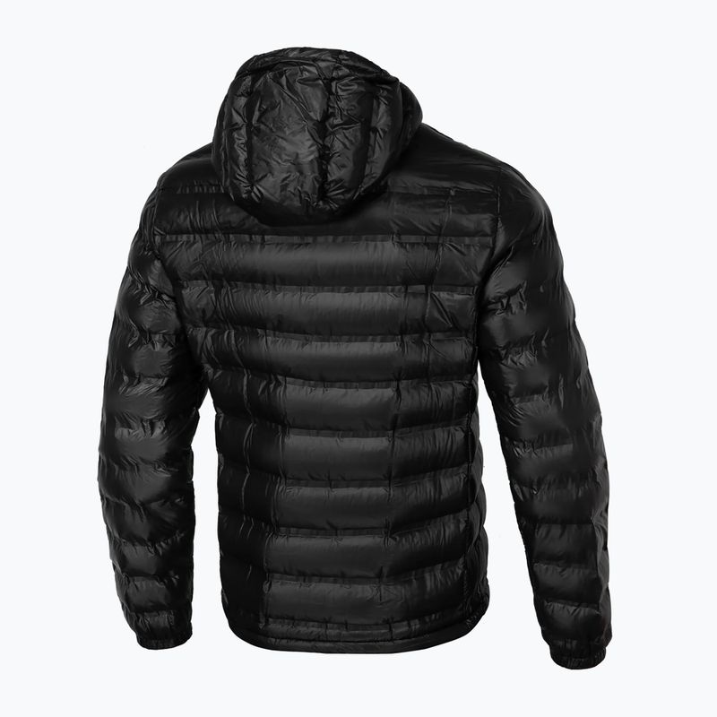 Pitbull West Coast giacca invernale da uomo Deerfoot con cappuccio imbottito nero 9