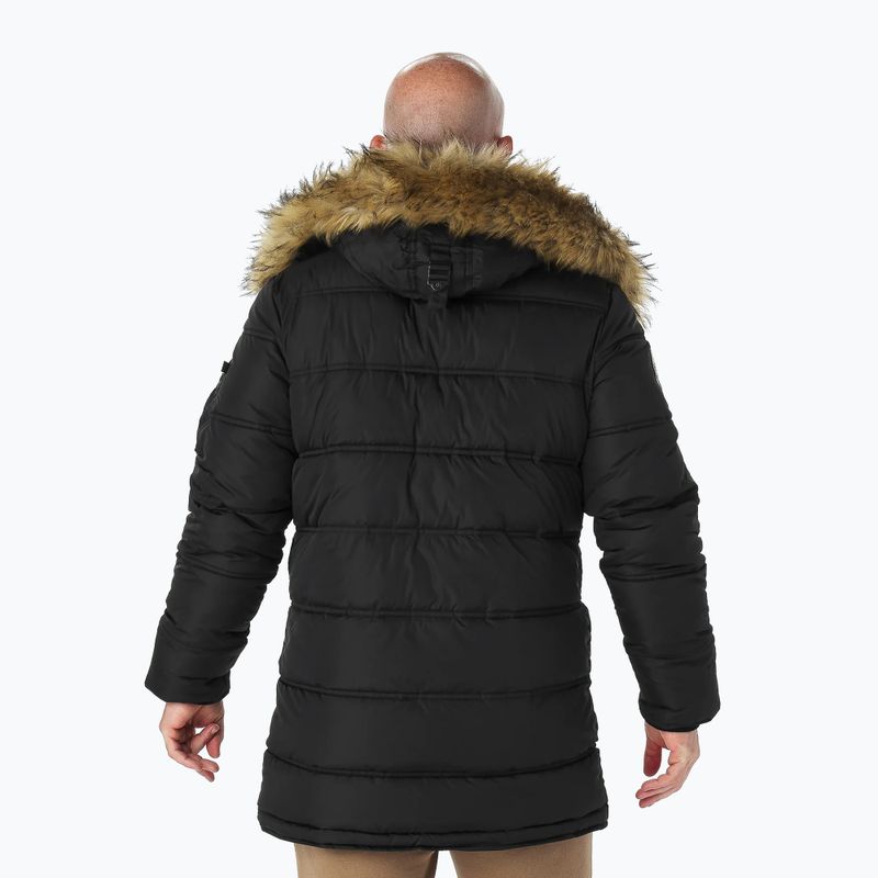 Giacca invernale da uomo Pitbull West Coast Parka Kingston nero 2