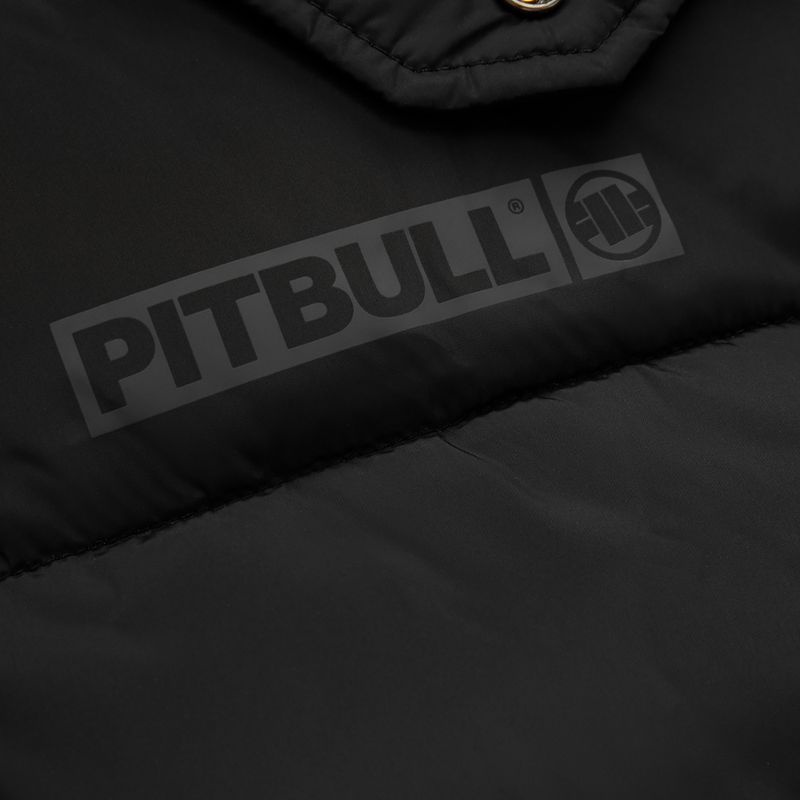 Gilet senza maniche Pitbull West Coast da uomo con cappuccio Perseus nero 7