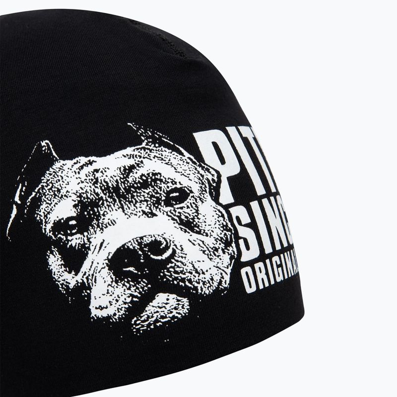 Berretto invernale da uomo Pitbull Beanie Blood Dog nero 3