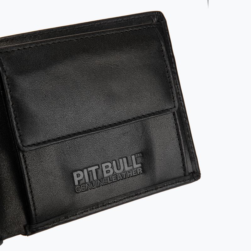 Pitbull Hilltop Portafoglio originale da uomo in pelle nera 5