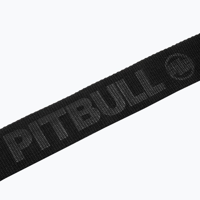 Pitbull Hilltop Cintura per pantaloni con fettuccia in rilievo nera 3