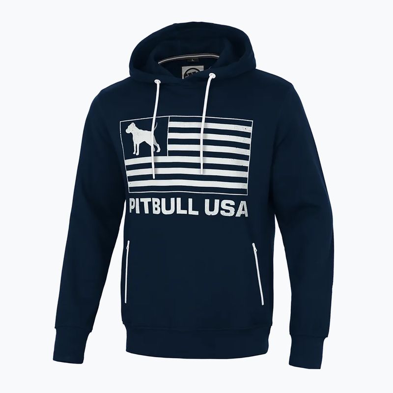 Felpa con cappuccio Pitbull West Coast USA Uomo, blu scuro 3