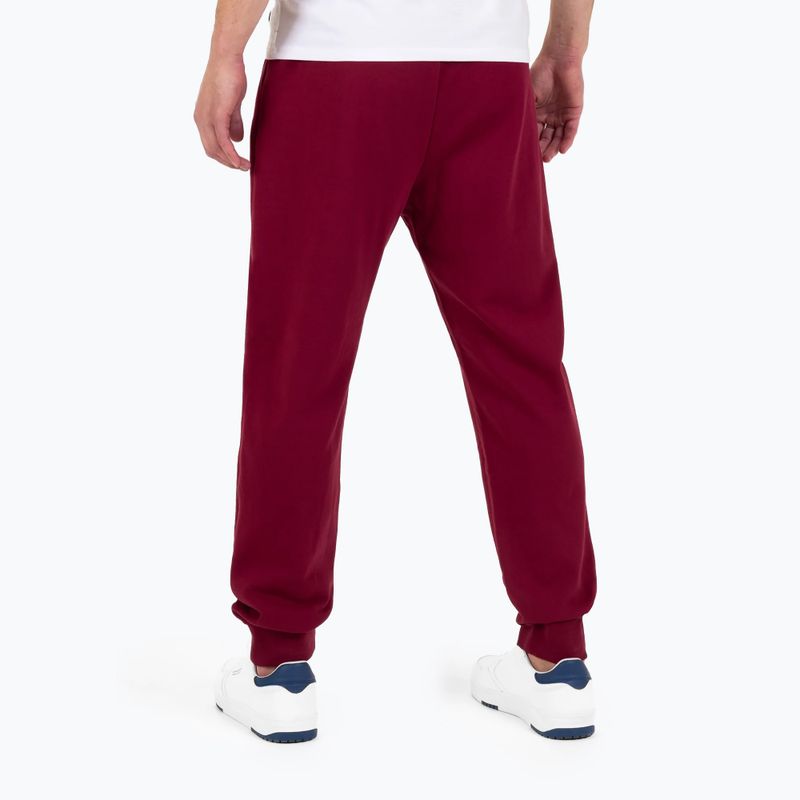 Pitbull West Coast Trackpants Uomo Logo Piccolo Gruppo Terry bordeaux 2