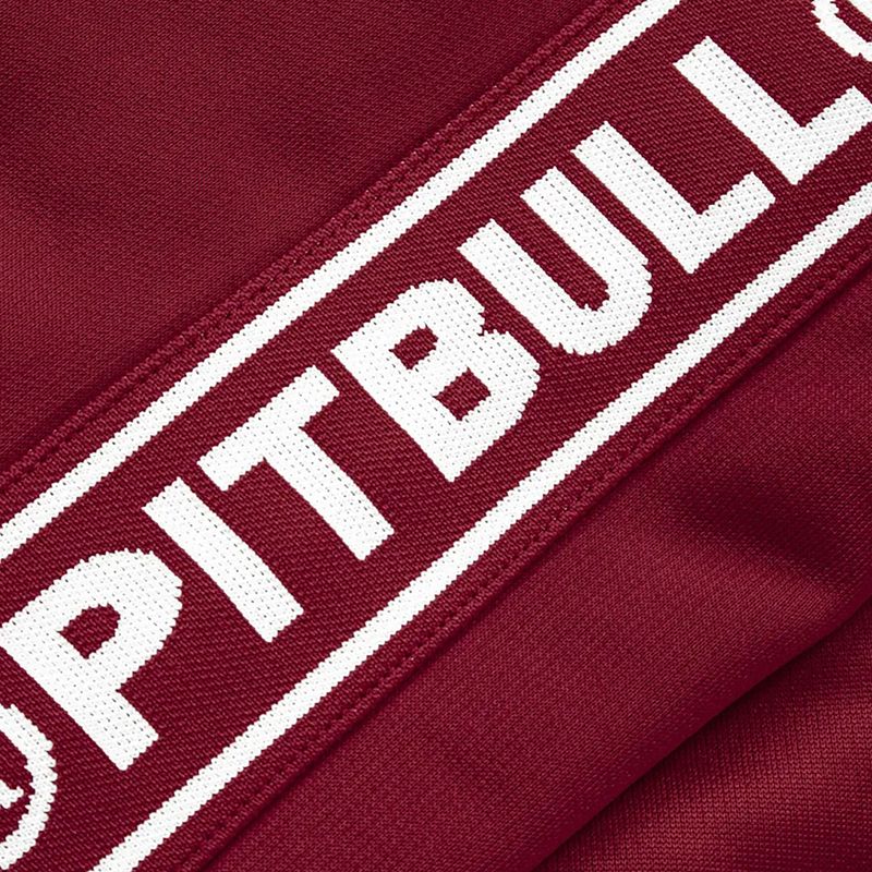 Pitbull West Coast Trackjacket Uomo Tape Logo Terry Group bordeaux 10