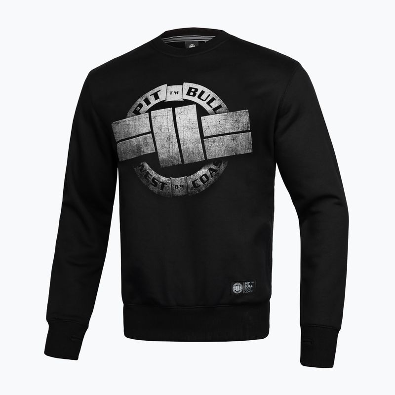 Felpa da uomo Pitbull West Coast Steel Logo Nero 3