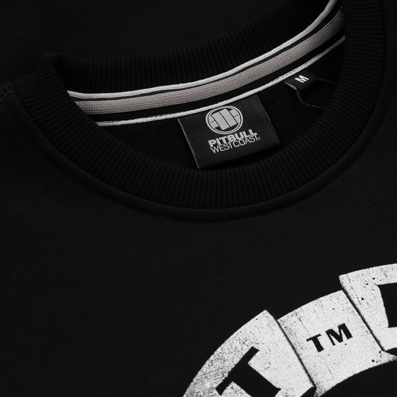 Felpa da uomo Pitbull West Coast Steel Logo Nero 5