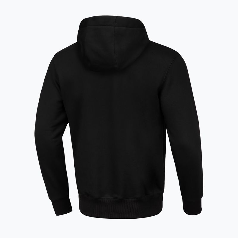 Felpa da uomo con cappuccio Pitbull West Coast Steel Logo nero 2
