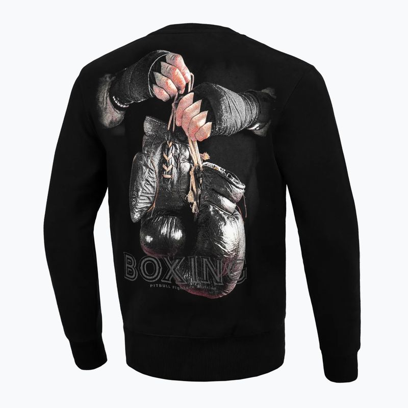 Felpa a girocollo Pitbull West Coast Boxing FD Uomo, nero 4