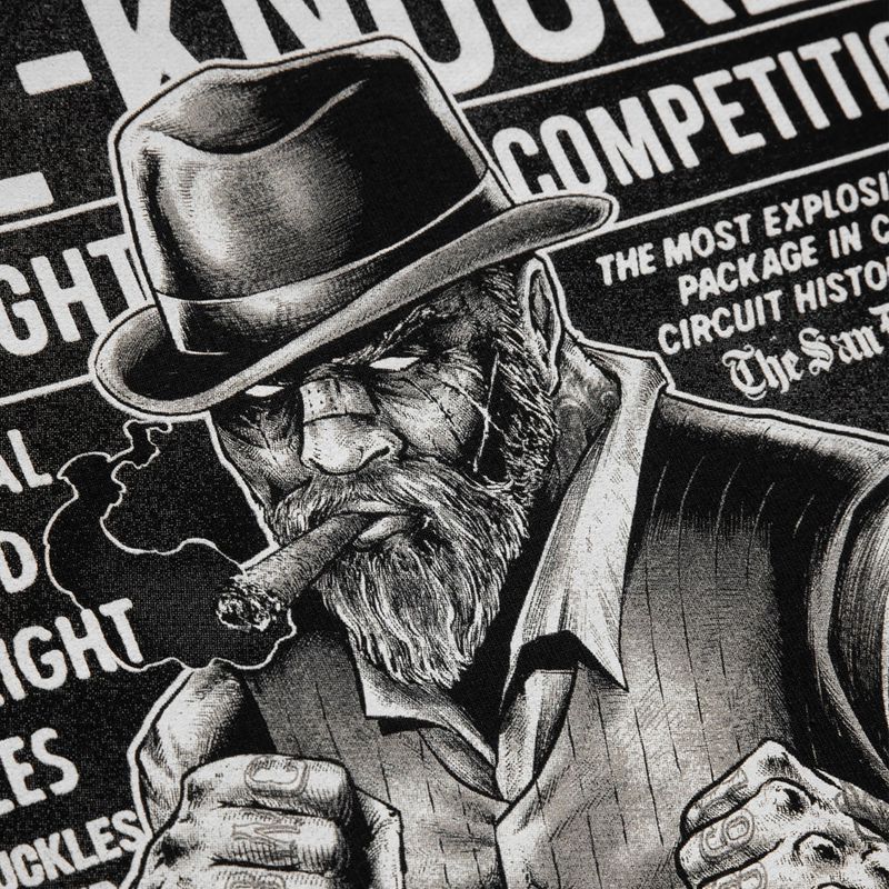Felpa da uomo Pitbull Bare Knuckle con cappuccio nero 6