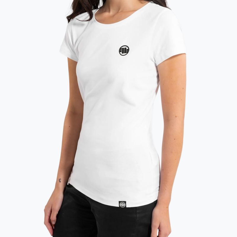 Maglietta Pitbull West Coast donna Logo piccolo bianco 3