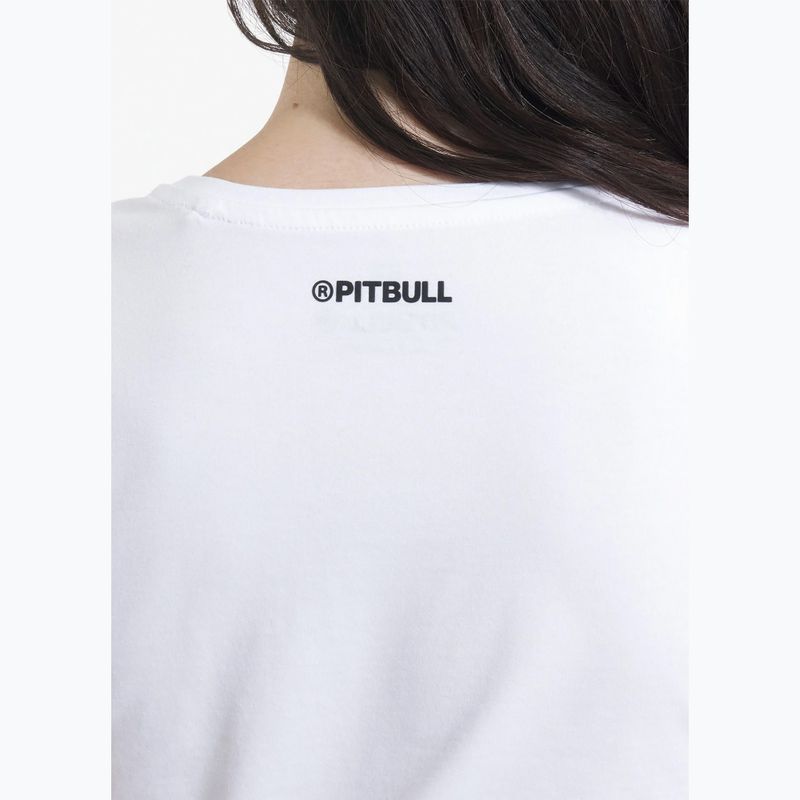 Maglietta Pitbull West Coast donna Logo piccolo bianco 5