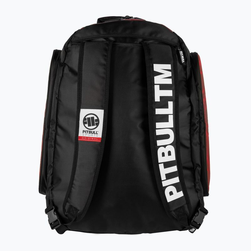 Zaino da allenamento Pitbull West Coast Logo 2 Convertible 50 l rosso 3