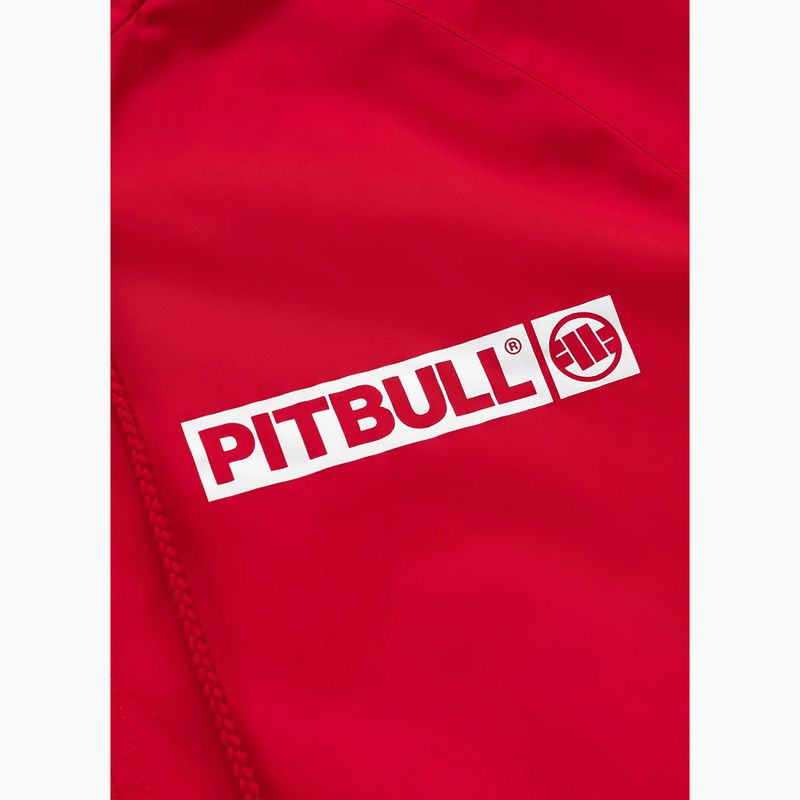 Uomo Pitbull West Coast Athletic Hilltop Giacca di nylon con cappuccio rosso 9