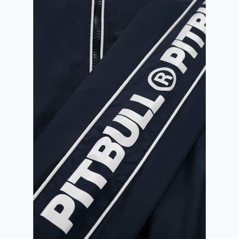 Pitbull West Coast giacca in nylon con cappuccio da uomo Whitewood dark navy 11