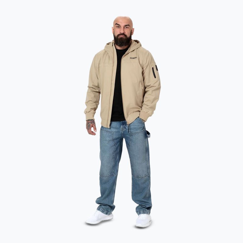 Pitbull Longwood Uomo Giacca con cappuccio in sabbia 2