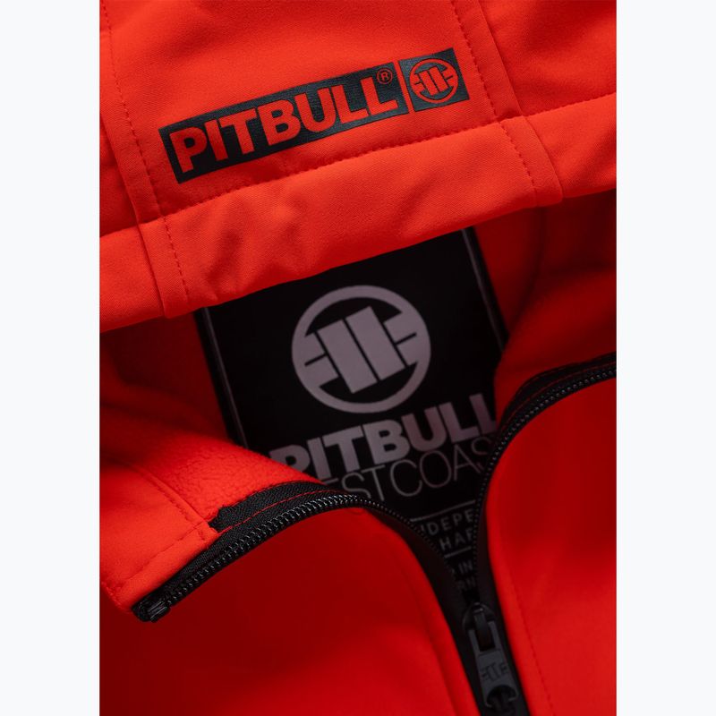 Pitbull West Coast giacca Softshell Midway 2 da uomo rosso fuoco 6