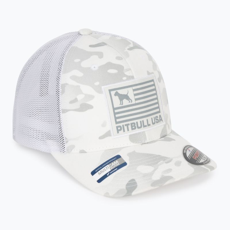Cappellino con visiera da uomo Pitbull Mesh Full Cap Pitbull Usa Multicam white/camouflage