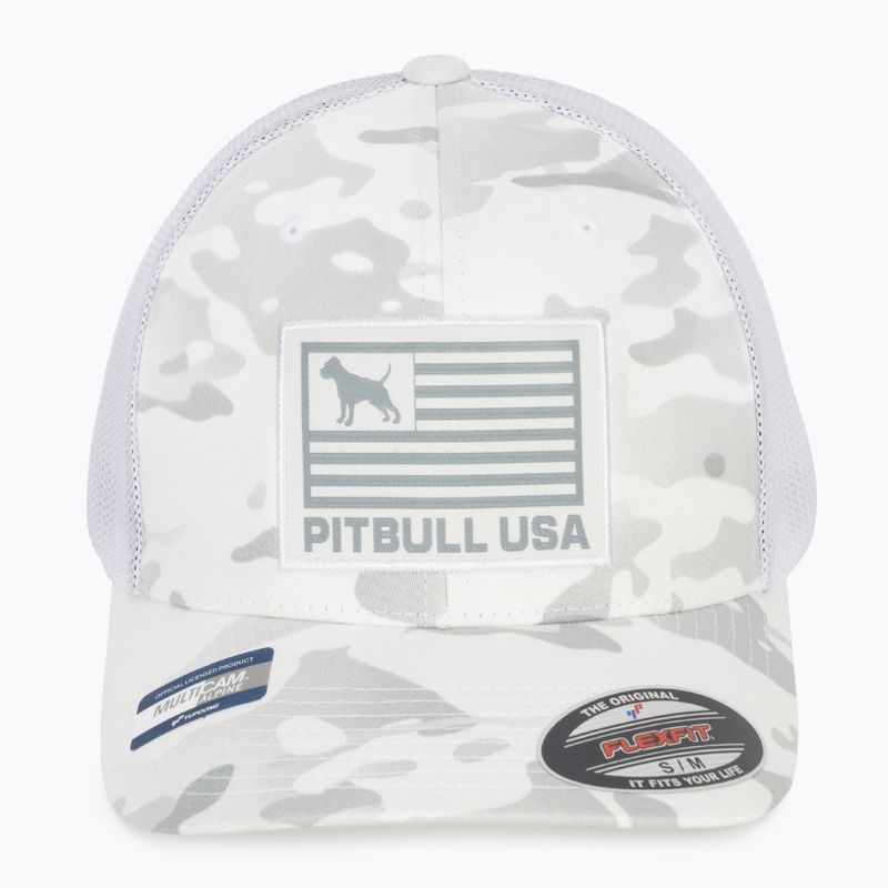 Cappellino con visiera da uomo Pitbull Mesh Full Cap Pitbull Usa Multicam white/camouflage 2