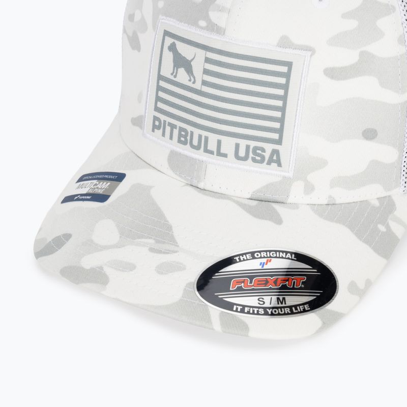 Cappellino con visiera da uomo Pitbull Mesh Full Cap Pitbull Usa Multicam white/camouflage 3