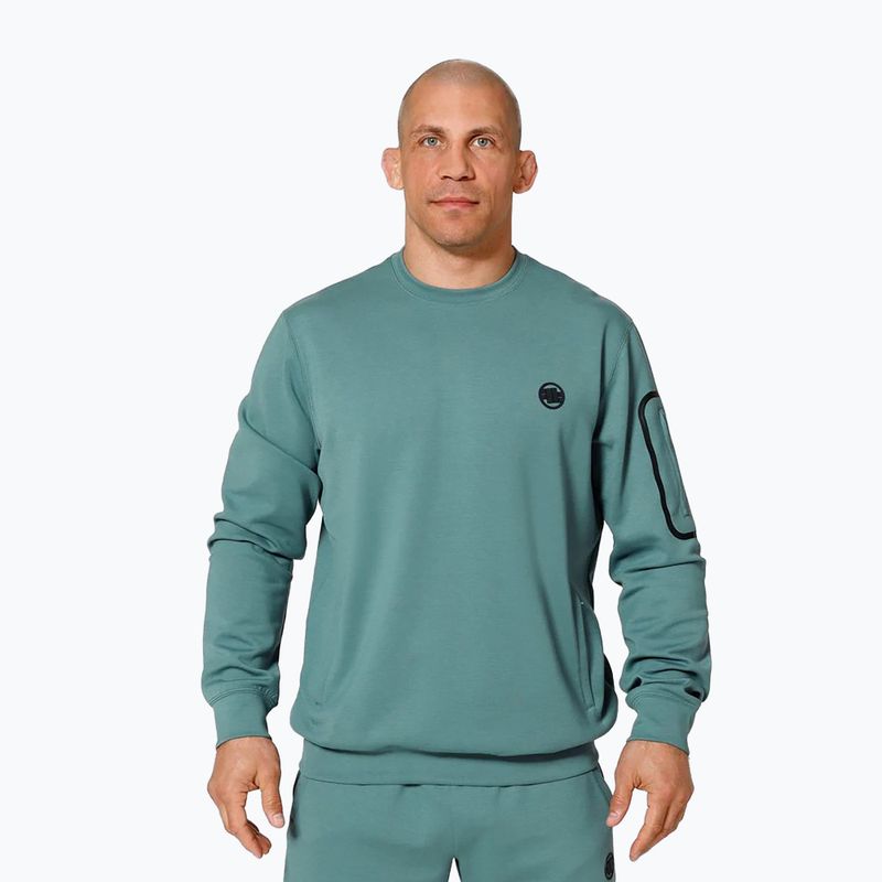 Felpa Explorer Crewneck Pitbull West Coast da uomo, menta