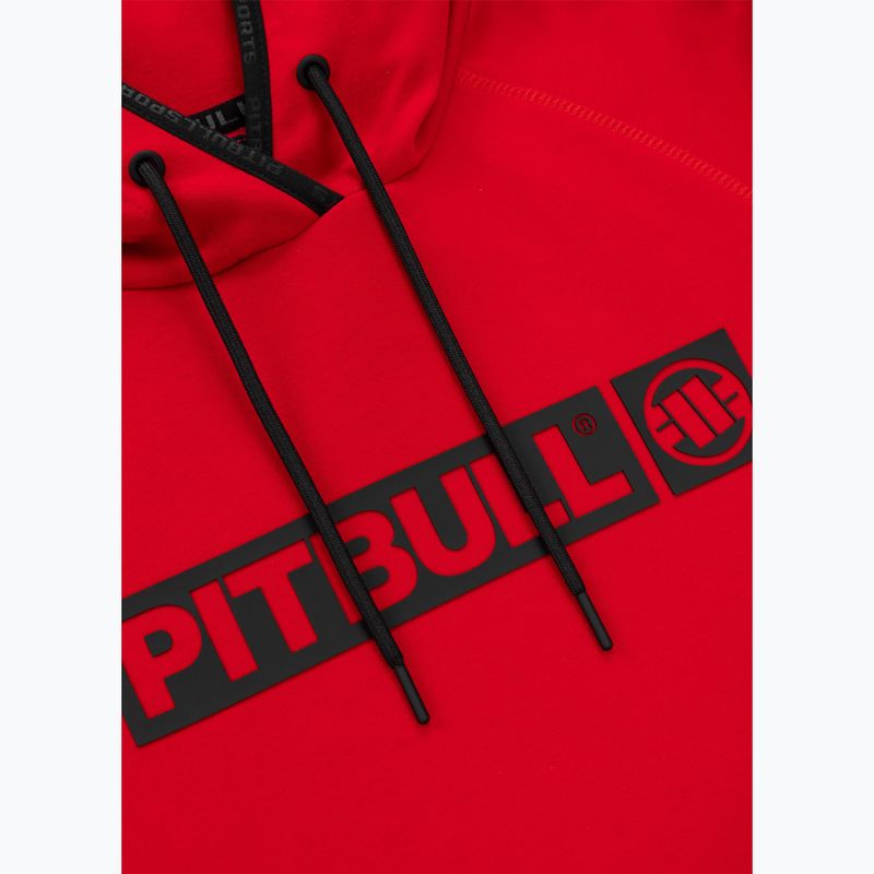 Felpa da donna Pitbull West Coast Georgia con cappuccio rosso 4