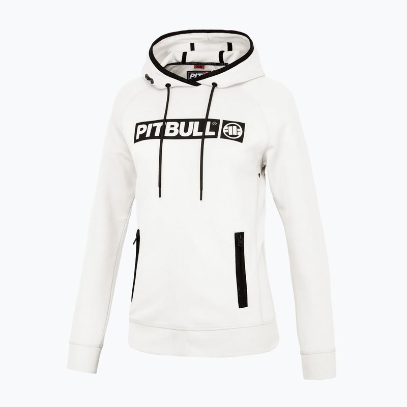 Felpa da donna Pitbull West Coast Georgia con cappuccio di colore bianco