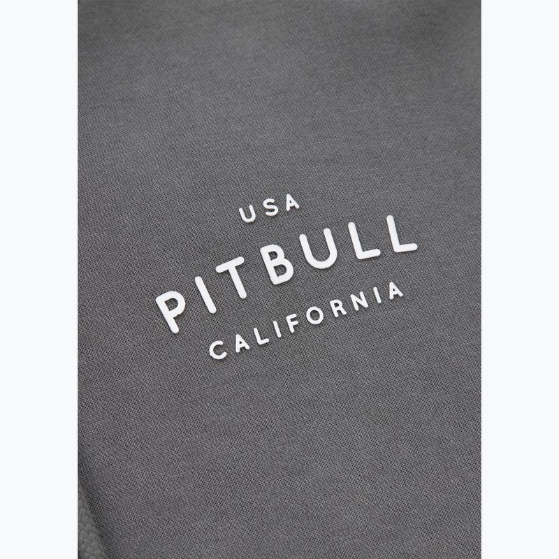 Felpa donna Pitbull West Coast Manzanita Washed con cappuccio e zip grigio 7