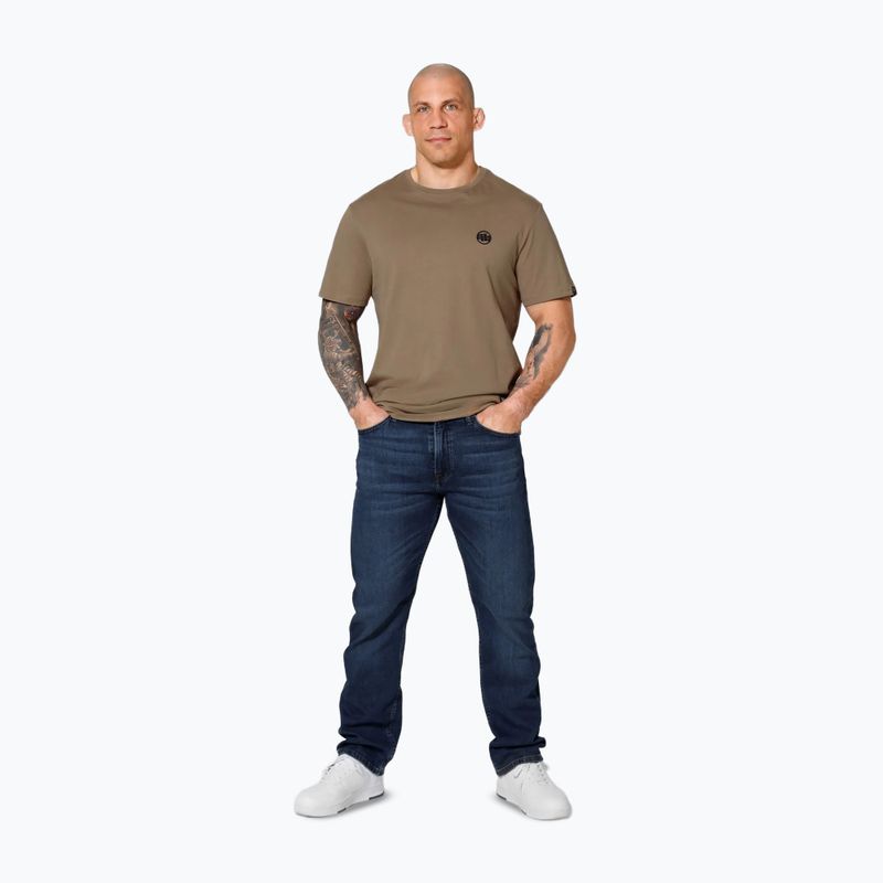 Pitbull West Coast t-shirt donna Small logo coyote brown 2