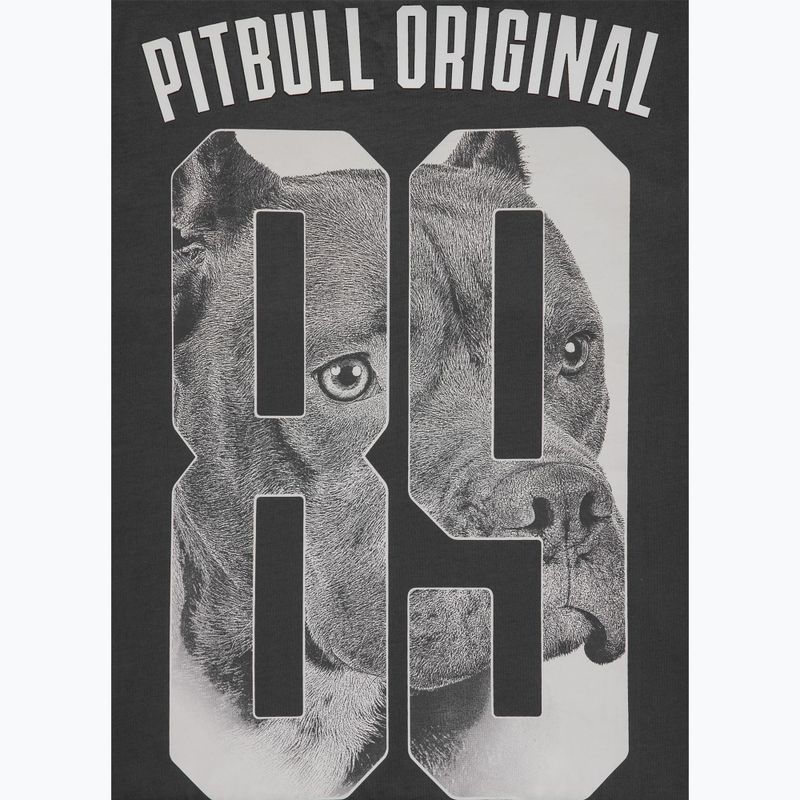 Maglietta Pitbull Eighty Nine Dog da uomo, grafite 11