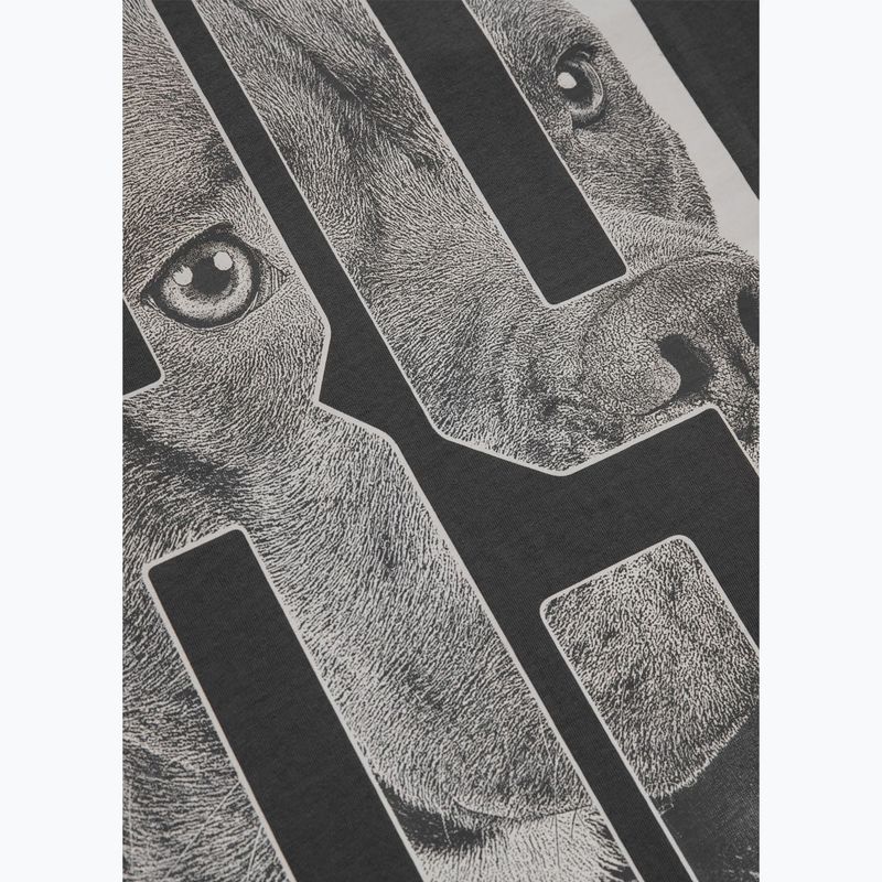 Maglietta Pitbull Eighty Nine Dog da uomo, grafite 12