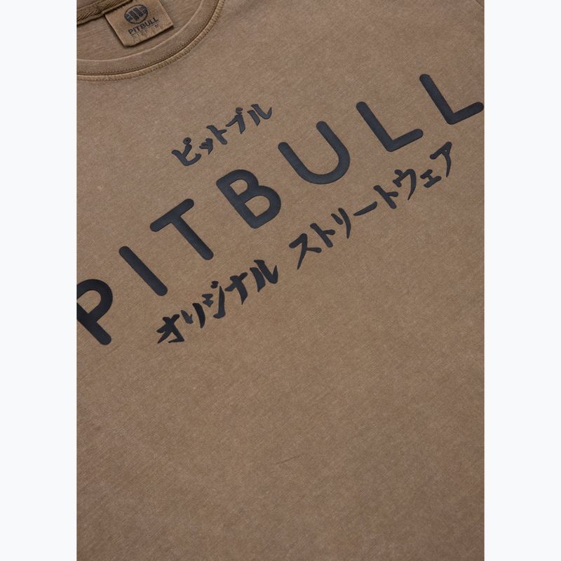 Maglietta Pitbull West Coast Bravery da uomo marrone coyote 7