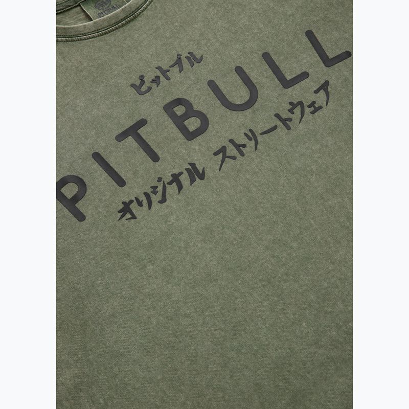 Maglietta Bravery olive da uomo di Pitbull West Coast 6