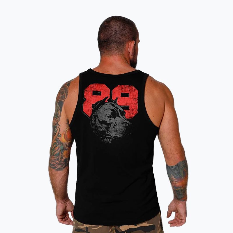 Canotta nera da uomo Pitbull West Coast Dog 89 3
