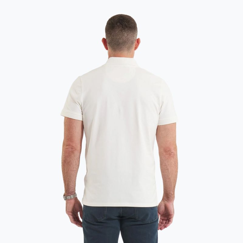 Maglia Polo Pitbull West Coast Uomo Logo Bianco Piccolo 3